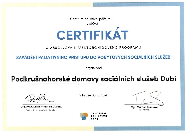 Podkrušnohorské domovy sociálních služeb Dubí - Teplice, p.o.